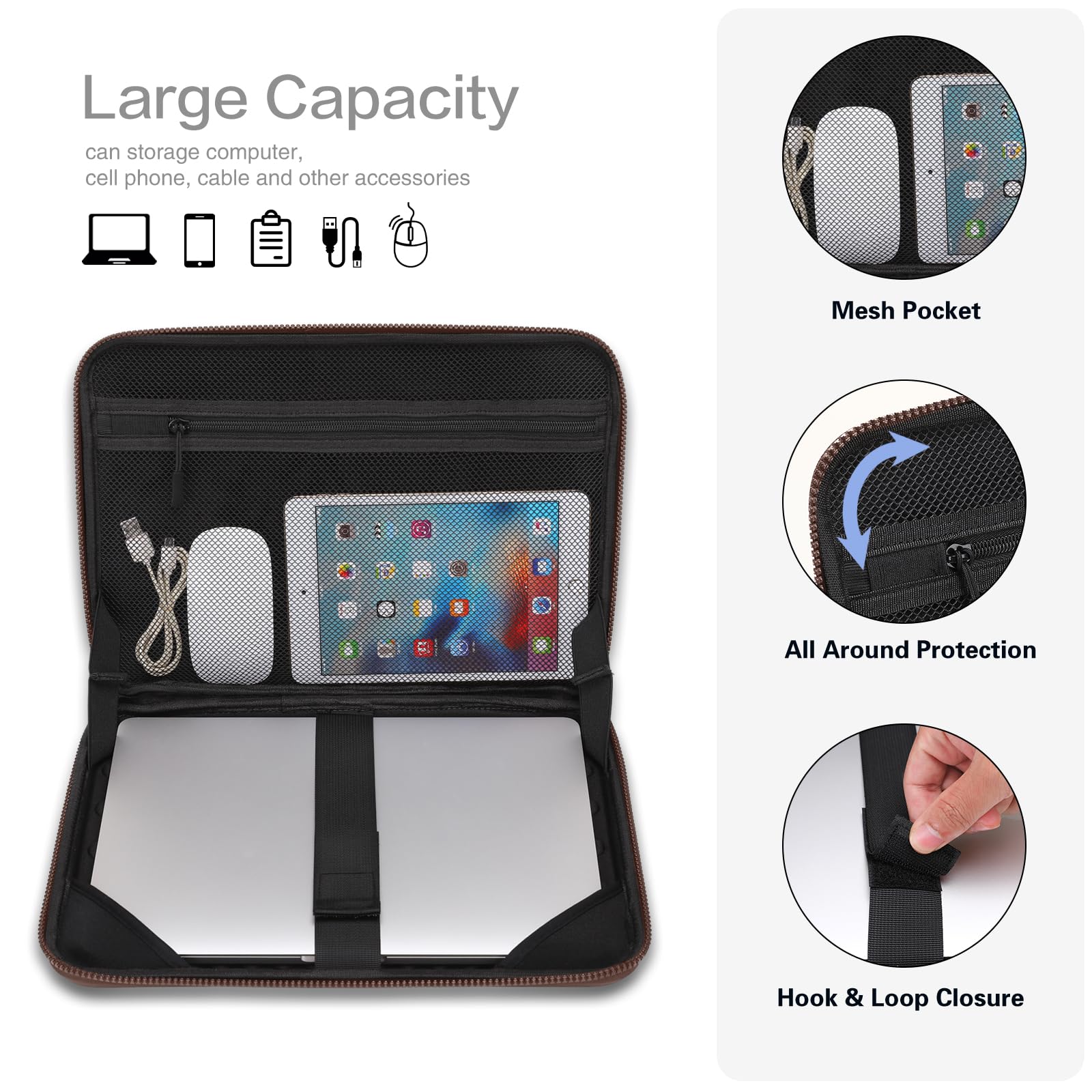 Amazon.com: MOSISO 13-14 inch Laptop Hard Case, Waterproof